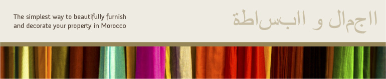 The simplest way to beautifully furnish and decorate your property in Morocco